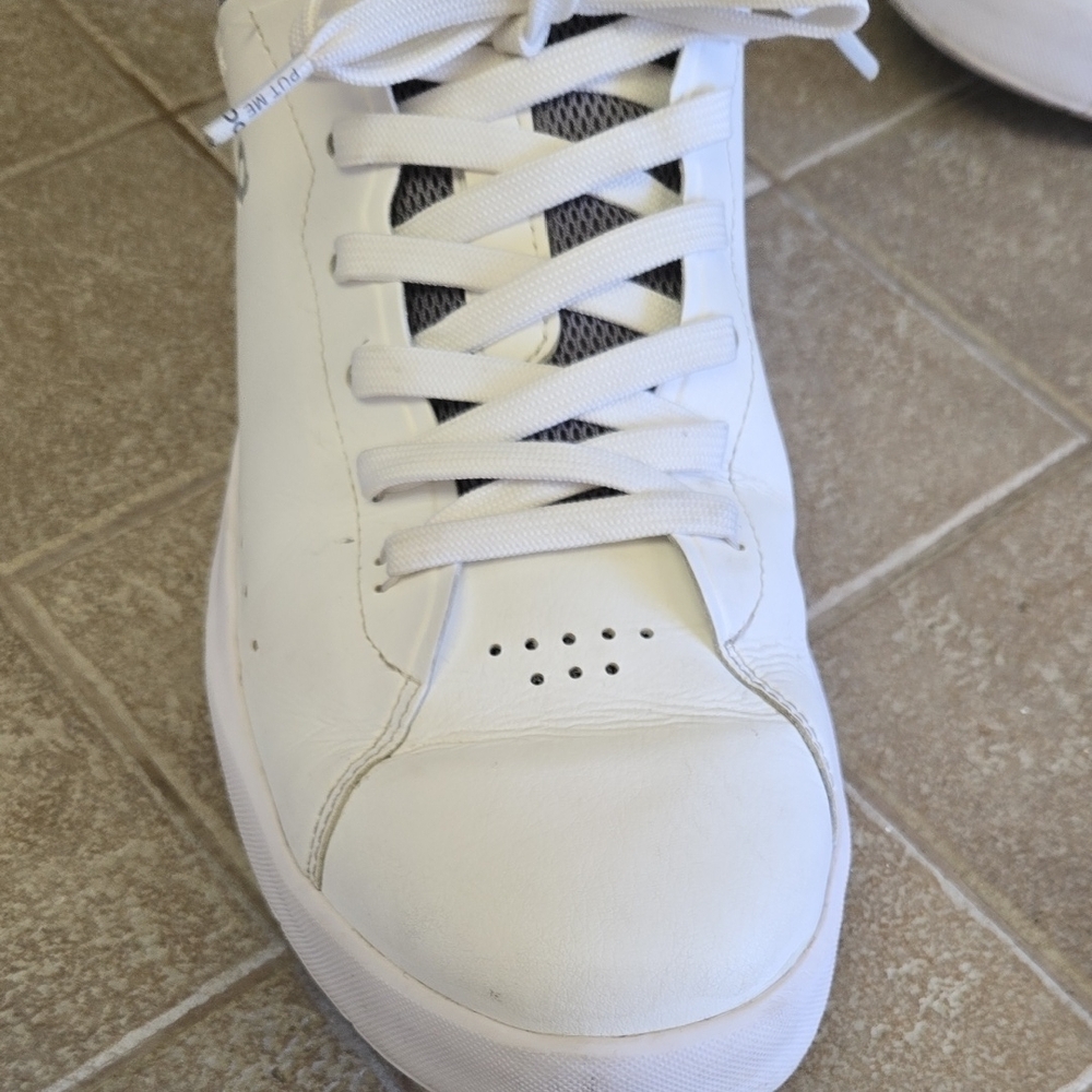 On Running White and Gray Sneakers for Men - Picture 11 of 15